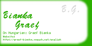 bianka graef business card